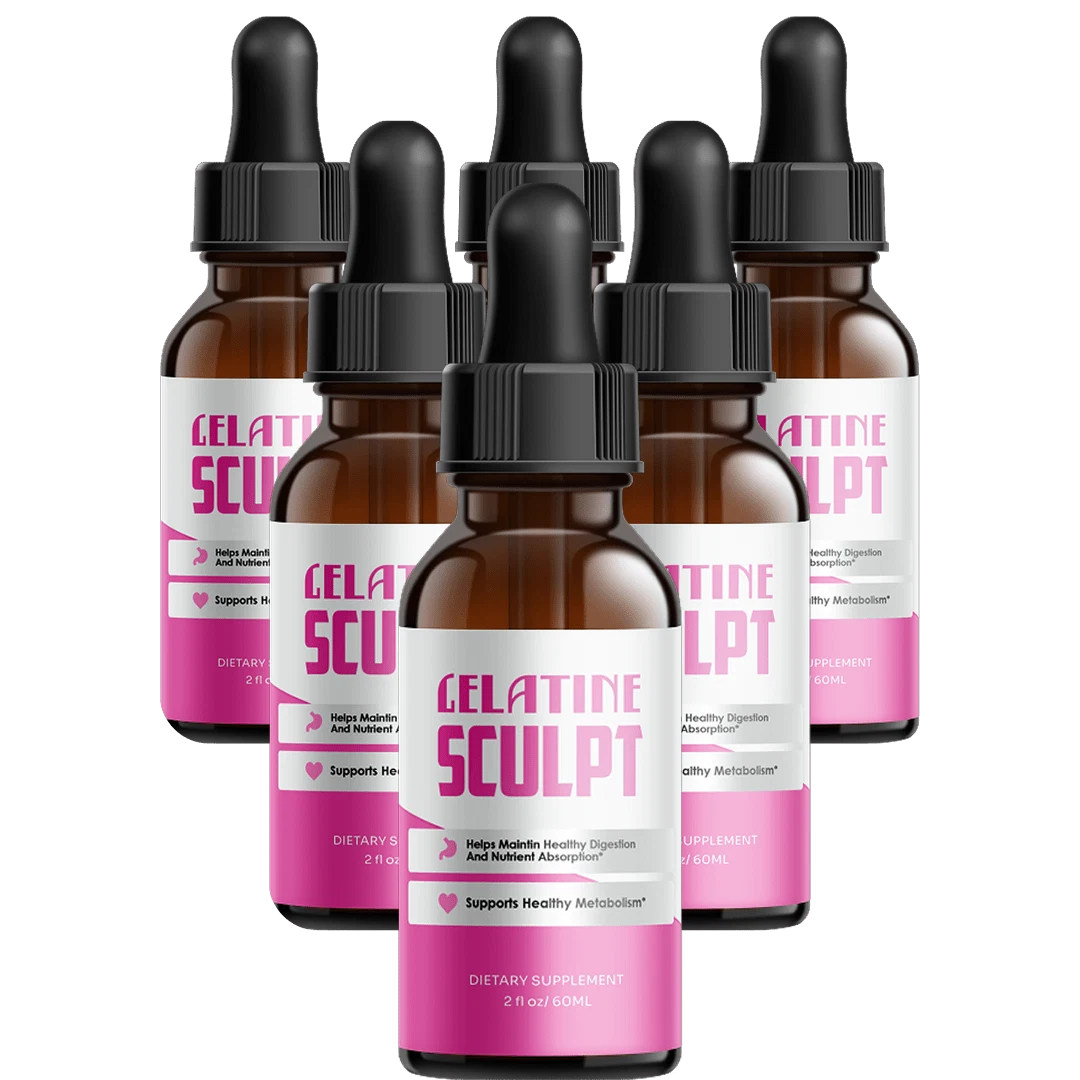 gelatin sculpt 6 bottles